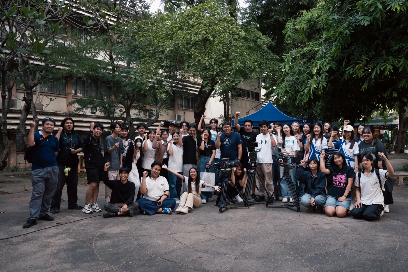 Students and instructors at a WOZ workshop
